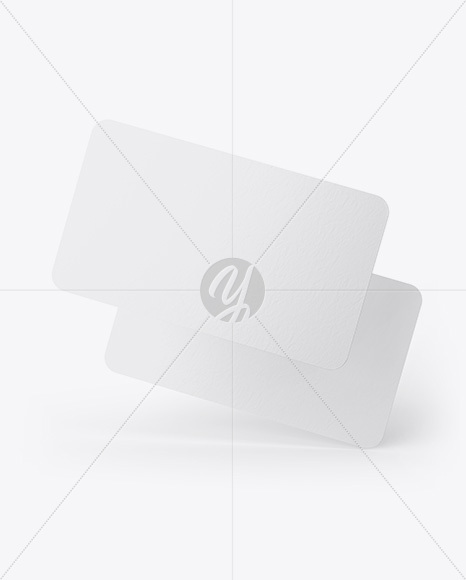 Paper Business Cards Mockup PSD #1