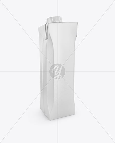 Download Free Matte Juice Carton Package Mockup In Packaging Mockups On Yellow PSD Mockup Template