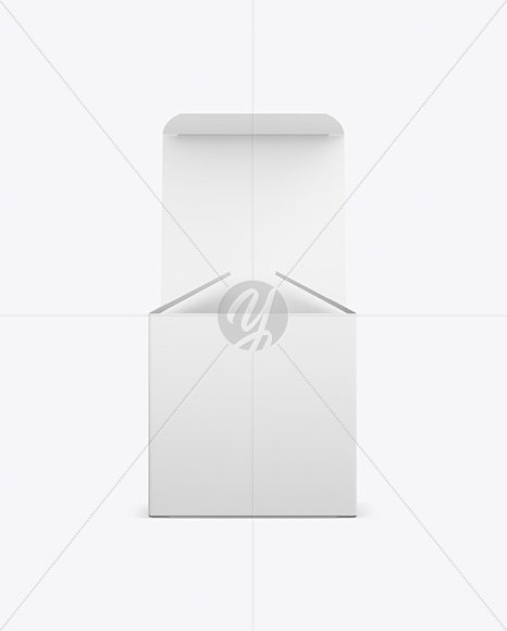 Opened Paper Box Mockup PSD #3