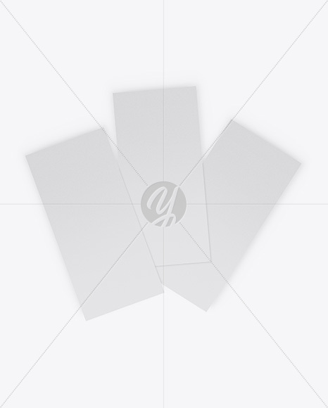 Three Textured Brochures Mockup PSD #3