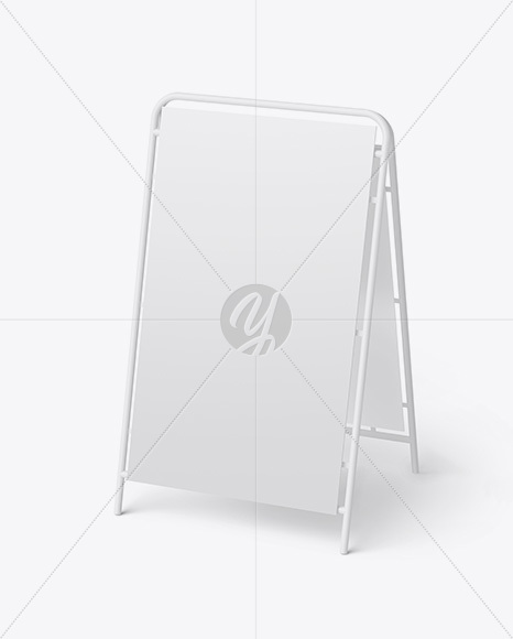 Matte Plastic Stand Mockup PSD #3