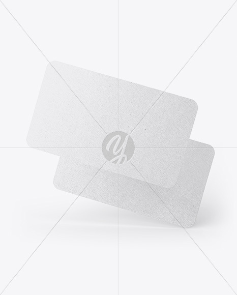 Kraft Business Cards Mockup PSD #3