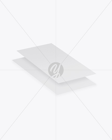 Two Textured Brochures Mockup PSD #3