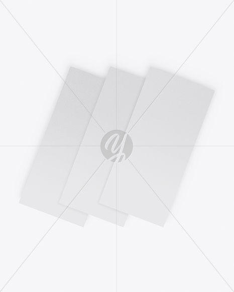 Three Textured Brochures Mockup PSD #3