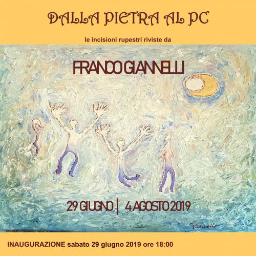 Logo MOSTRA 'Dalla Pietra al Pc' di Franco Giannelli