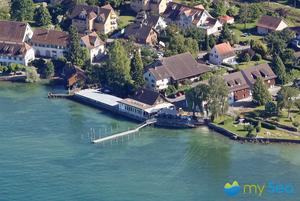 Steg des Restaurants Pier