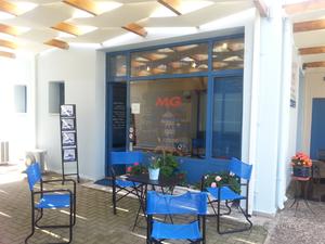 MG Yachts - Our office in the marina Lefkas