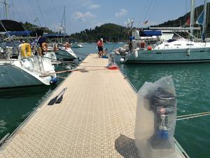 Skorpios Charter jetty