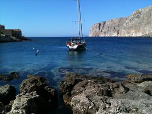 Gerolimenas anchorage .!!