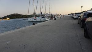 Tribunj - Marina Tribunj. Wharf for guests.