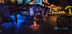 Augusta Insula restaurant  jetty