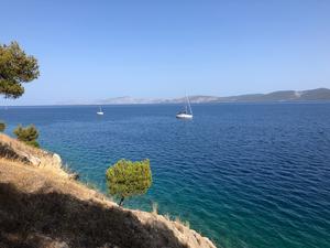 Ermionis - Kolpos Idhras, view from Ermionis to Hydra