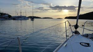 Pomena - Sunset at Pomena bay