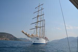 Delik ada - Auch die Star Clipper hat hier geankert