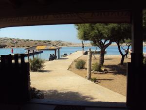 Jadran - Blick auf die sehr flache Bucht
