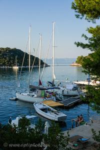 Augusta Insula restaurant  jetty - Lastovo Zaklopatica Schwimmsteg