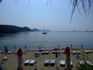 Blick auf die Sunj Bucht