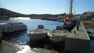 Livadi - new port construction in Livadion serifos.