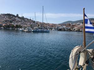 north quay and jetty in Poros