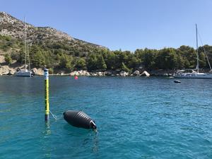 Borce bay buoy field