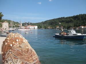 Šipan Harbour - Sipan Luka fishnets