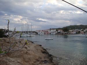 Spetsai historischer Hafen