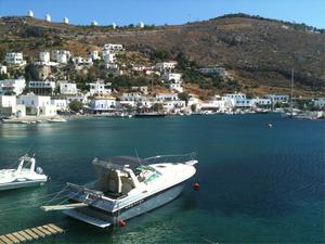 Leros Pandeli.Nice little port and anchorage safe with the north winds.!!!!
