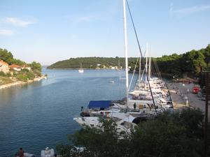 Antonio - View of Brbinj harbour from Antonio's