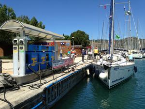 Ece Saray Marina fuel station