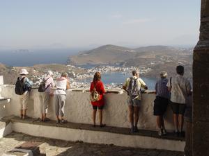 Skala Patmos - Blick vom Kloster 
