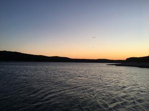 Abendstimmung in der Ankerbucht am 25.06.2018