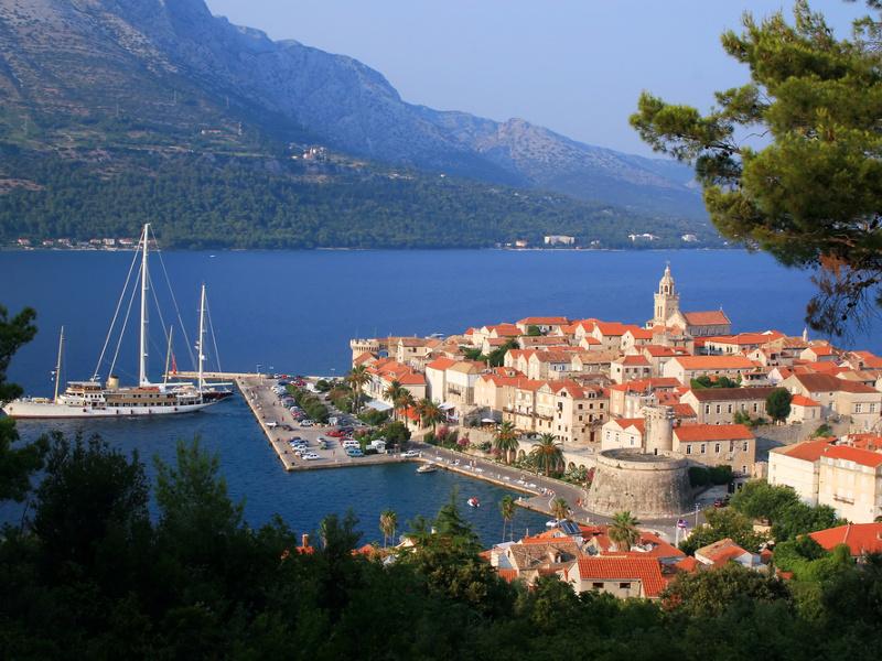 Korčula W harbour