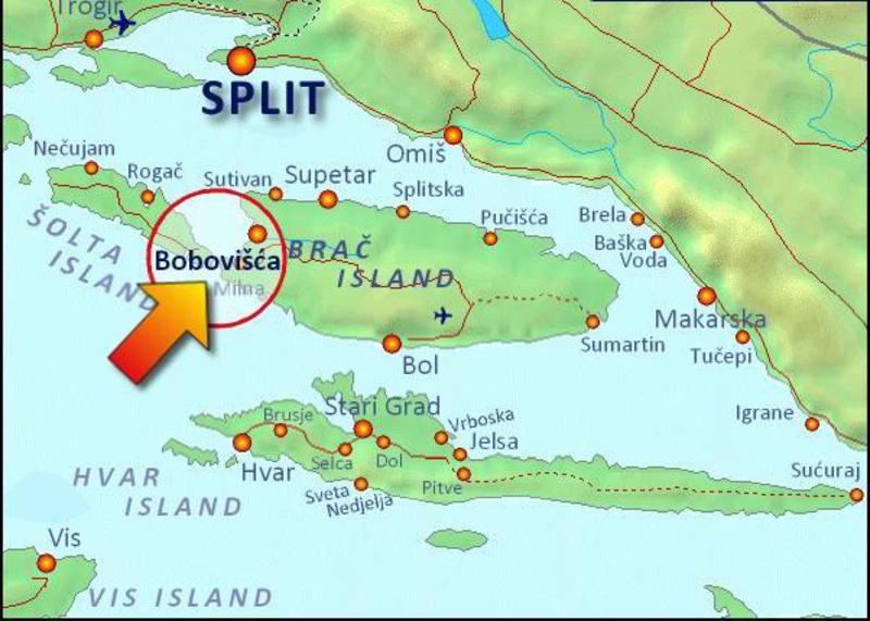 Nautical Anchorage Bobovišća