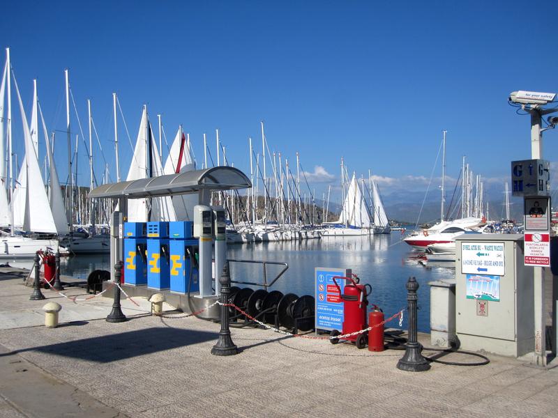 Ece Saray Marina fuel station