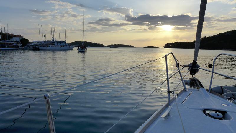 Pomena - Sunset at Pomena bay