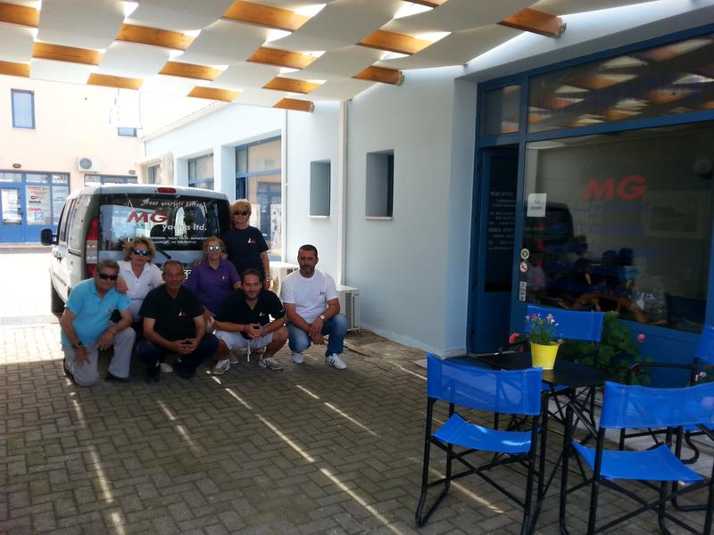 MG Yachts - An other view of our office in Lefkas.