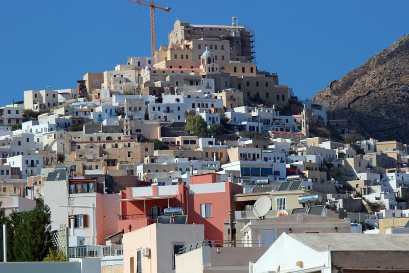 Syros - Blick auf Syros Stadt