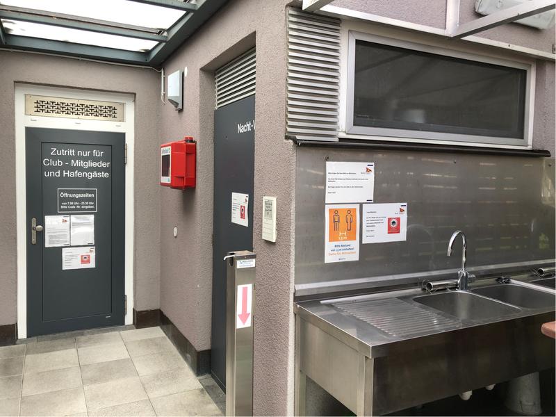 Sanitäranlagen des WYC