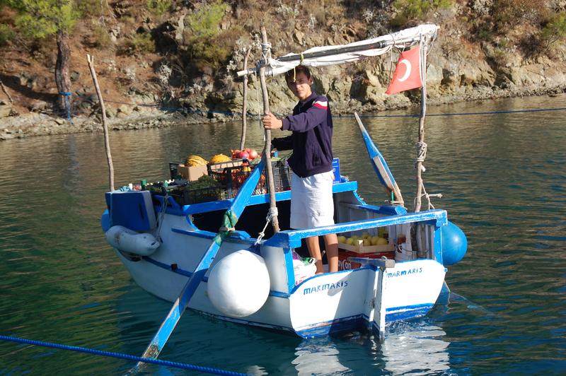 Obst und Gemüseverkäufer