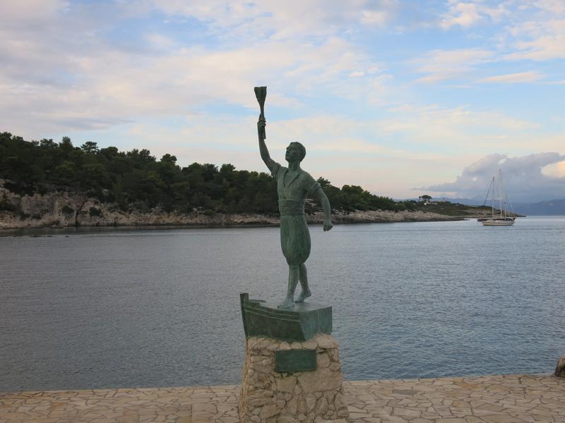 Port Gaios - Statue of Georgios Anemogiannis