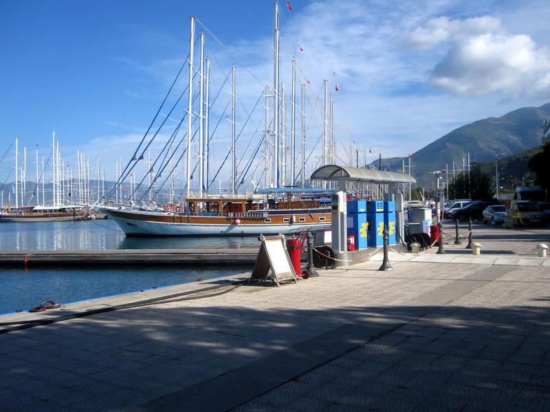 Ece Saray Marina fuel station