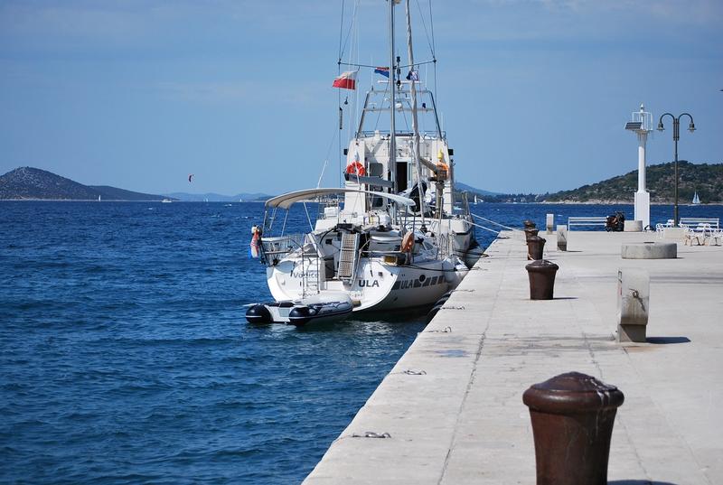 Zlarin - Pier in the harbor