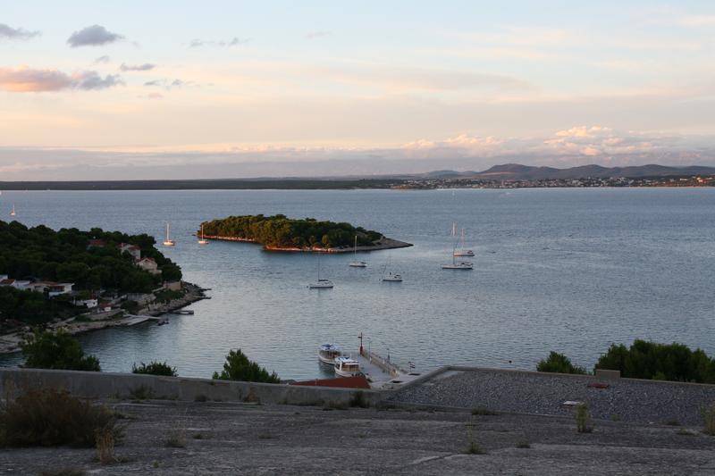 Island Vrgada B - top view of the anchorage