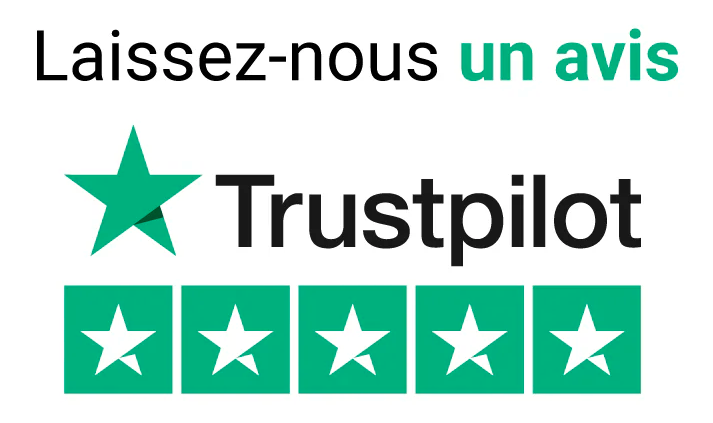 Évaluez-nous sur Trustpilot