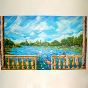 Travaux de décor en trompe-l'oeil Elen