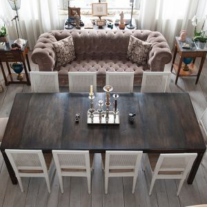 Table-console avec 4 allonges Bruno