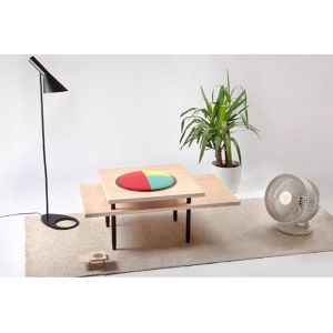 Table basse - coussin repose pied olaf