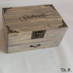 Boîte à bijoux à personnaliser Sabrina