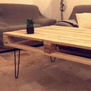 Table basse en bois de palettes Justine