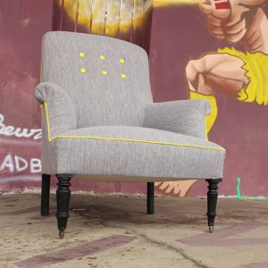 Fauteuil Anglais à crosses Fabien